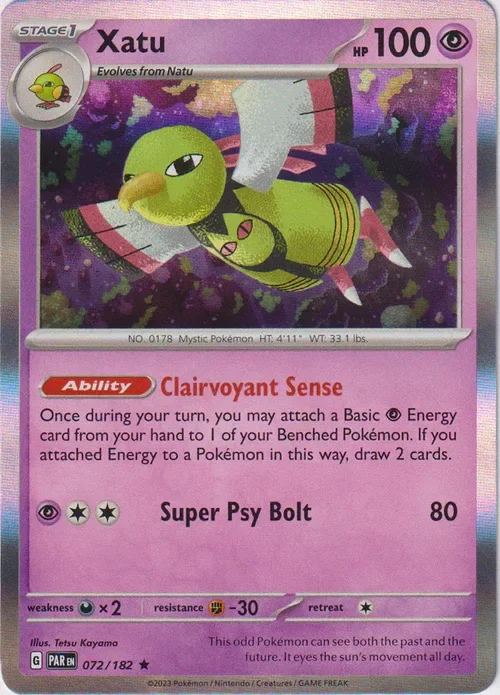 Producto - Xatu - 072/182 - Paradox Rift - Holo