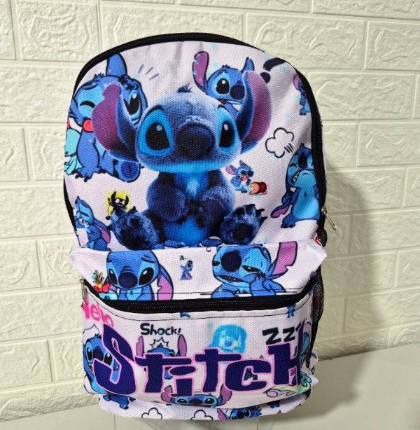 Producto - Mochila Stitch  40 cm x 29 cm x 15 cm cordura - ESCOLAR