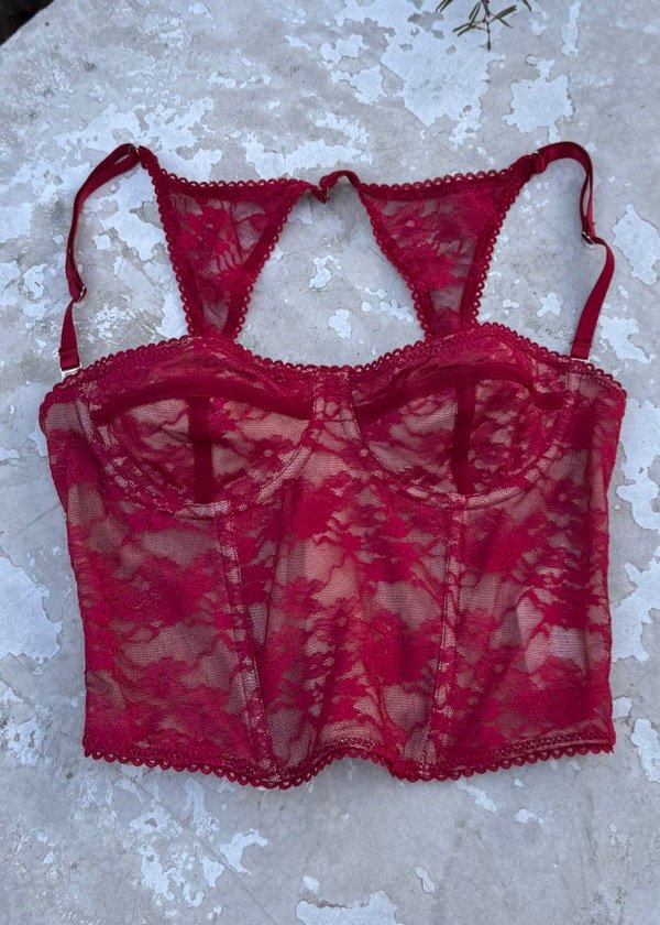 Producto - Corset red t85