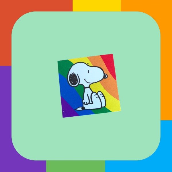 Producto - Sticker Snoopy lgbt