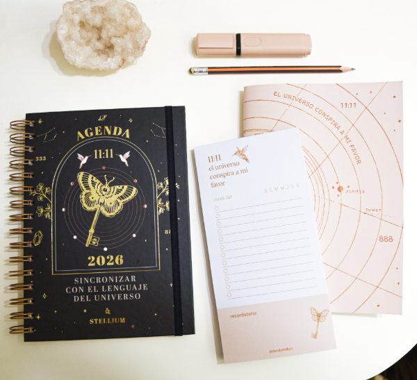 Producto - Pack escritorio: Agenda + check list + libreta