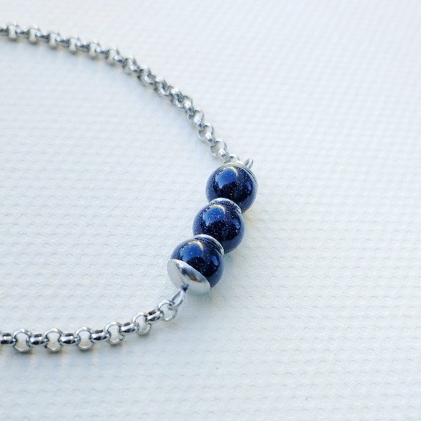Producto - PULSERA TRIPLE AVENTURINA LLUVIA DE ESTRELLAS