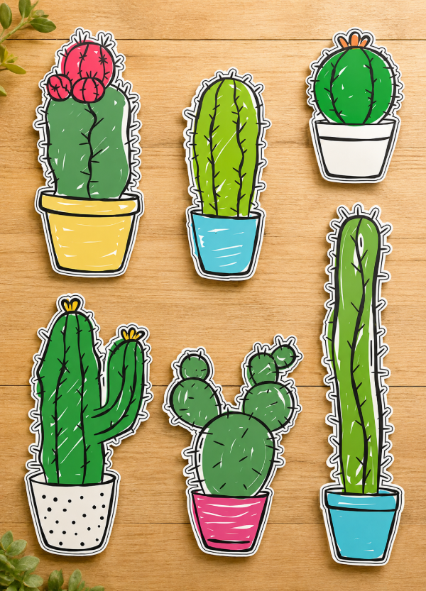 Producto - Vinilo de corte Cactus 001 15x20