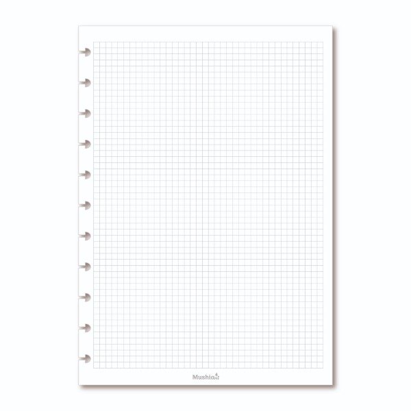 Producto - Repuesto A4 - Hojas Cuadriculadas x40