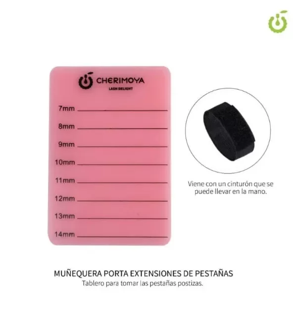 Producto - Porta Pestañas Muñequera - Cherimoya
