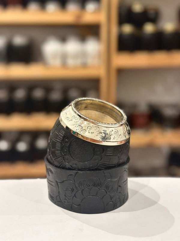 Producto - Torpedo Criollo de alpaca - cuero repujado