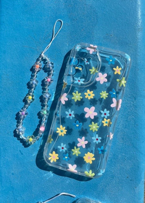 Producto - Funda + straps flores colores (cliquear modelo)