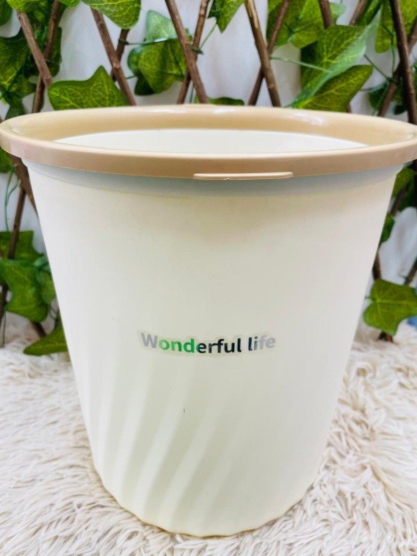 Producto - Cesto plástico papelero portabolsa