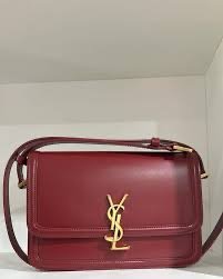 Producto - CARTERA YSL CEREZA CON DORADO