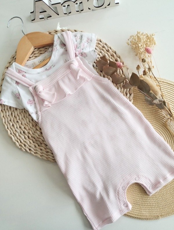 Producto - Jardinero short waffle