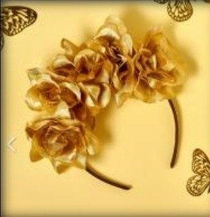 Producto - Vinchas ROSETONES PLATA ORO Sin Led x 10