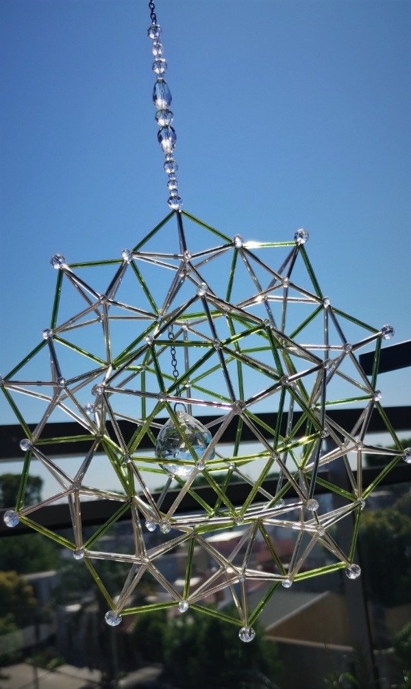 Producto - Mandala Verde/Plateado