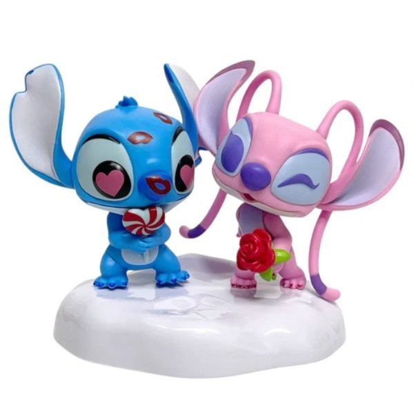 Producto - Diorama Stich y Angel - 13,5cm