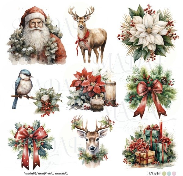 Producto - SUBLIMACIÓN SEDA NAV "NAVIDAD TRADICIONAL"