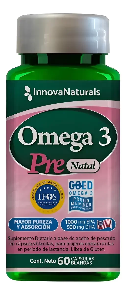 Producto - Omega 3 PRE NATAL 60 caps - INNOVANATURALS - 0