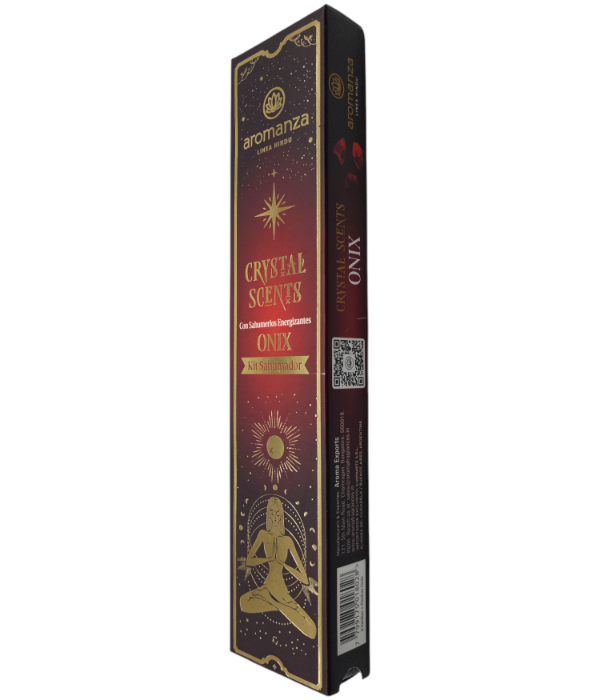 Producto - SAHUMERIOS AROMANZA CRYSTAL - 8 VARILLAS - ONIX
