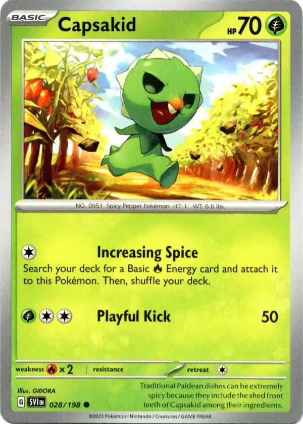 Producto - Capsakid - 028/198 - Scarlet and Violet