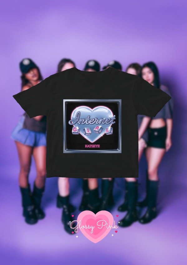 Producto - Baby Tee Internet Girl Katseye - DTF