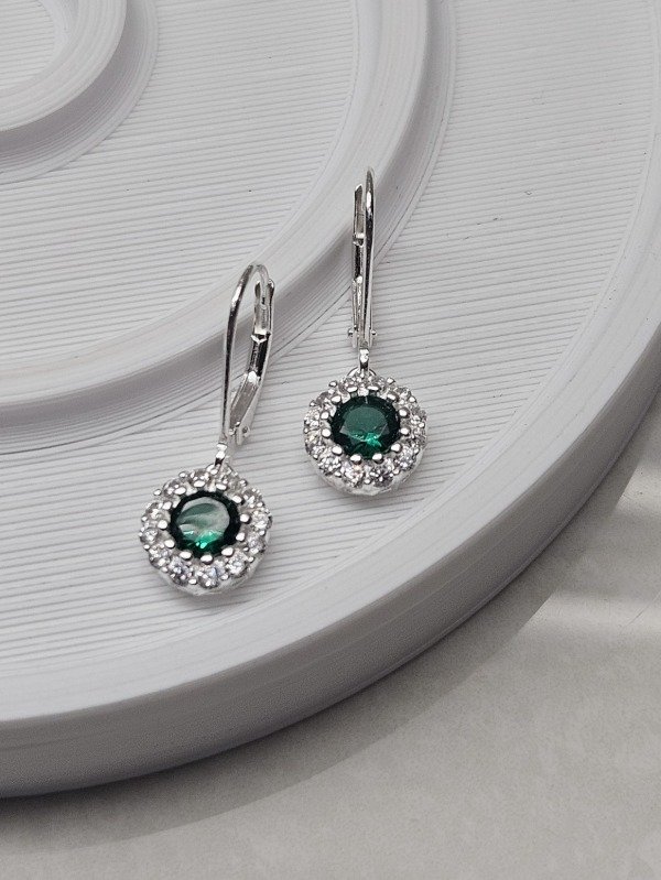 Producto - Aros Sofia - Plata 925 con circones