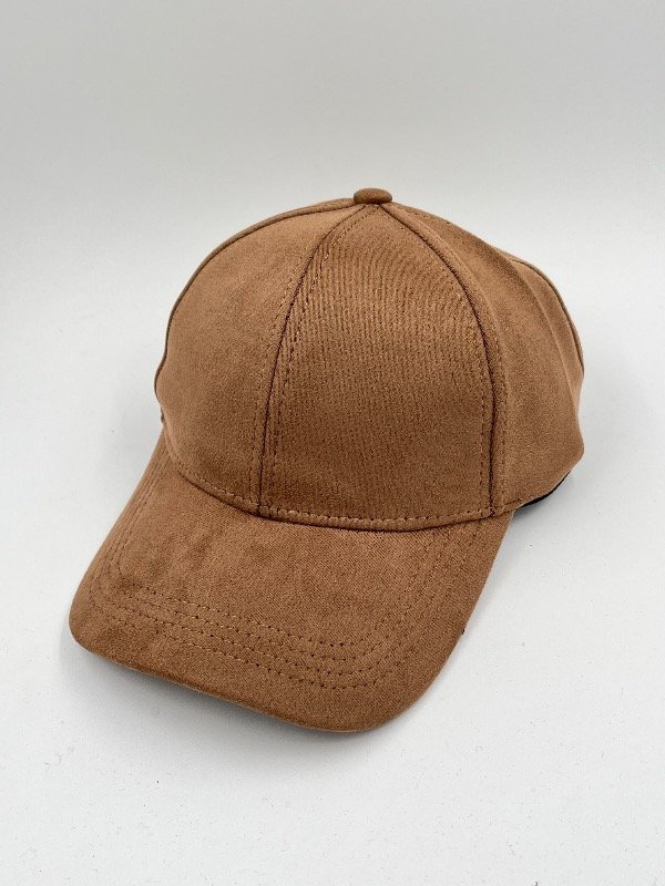 Producto - Gorra gamuza marron