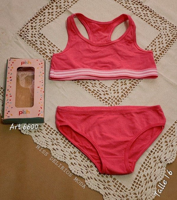 Producto - Conjunto Juvenil Pish 6600 Talle 16