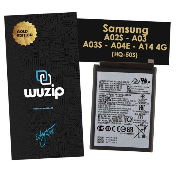 Producto - Bateria Samsung A02S / A03 / A03S / A04E / A14 4G  Gold Edition