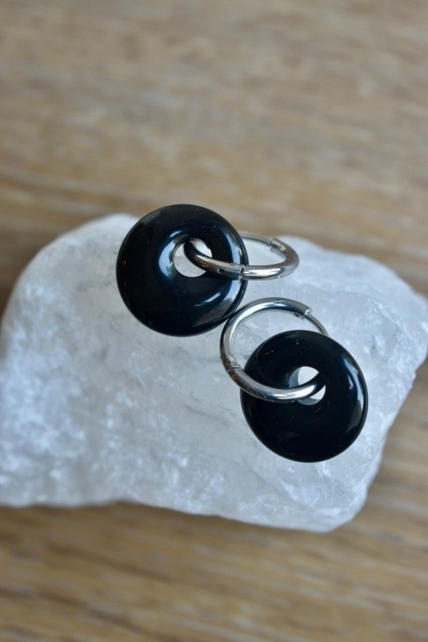 Producto - Aros Órbita obsidiana
