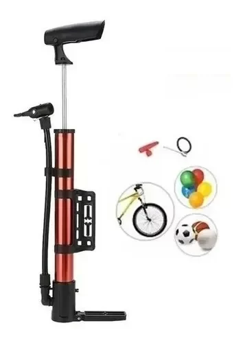 Producto - Inflador De Mano O Pie De Aluminio Para Bici Moto Pelota