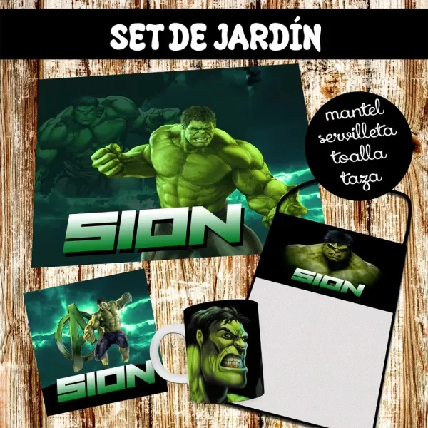 Producto - SETS DE JARDIN - HULK 6