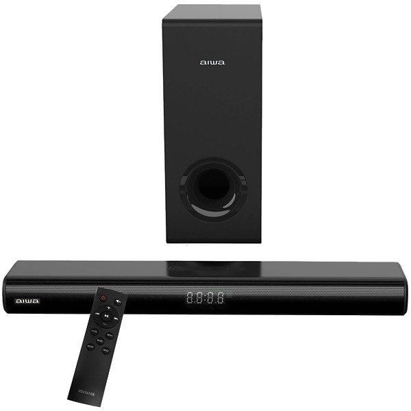 Producto - Aiwa Caja de Som AWSBC800WW 800 watts PMPO con Bluetooth USB - Preta