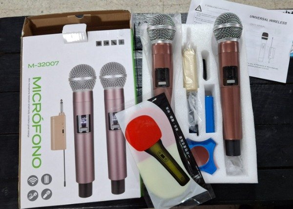 Producto - Micrófono Inalámbrico x2 Recargables - 3