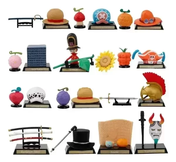 Producto - Gashapones Frutas Del Diablo X13 unidades -One Piece (3 cm a 5cm)