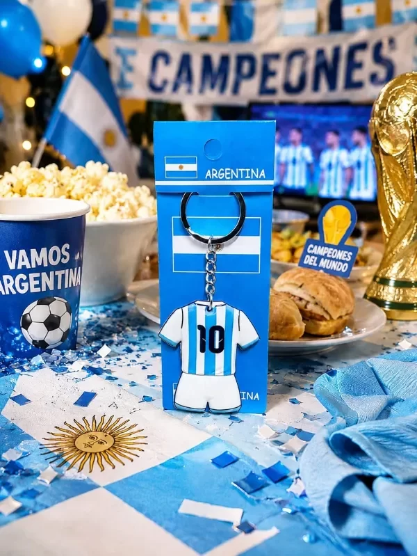 Producto - LLAVERO CAMISETA MESSI METAL 10