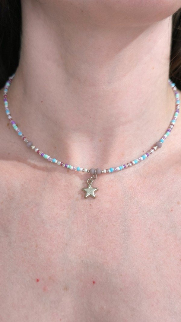 Producto - Choker Estrella (Colores Multicolor/Rosa/Negro/Blanco)