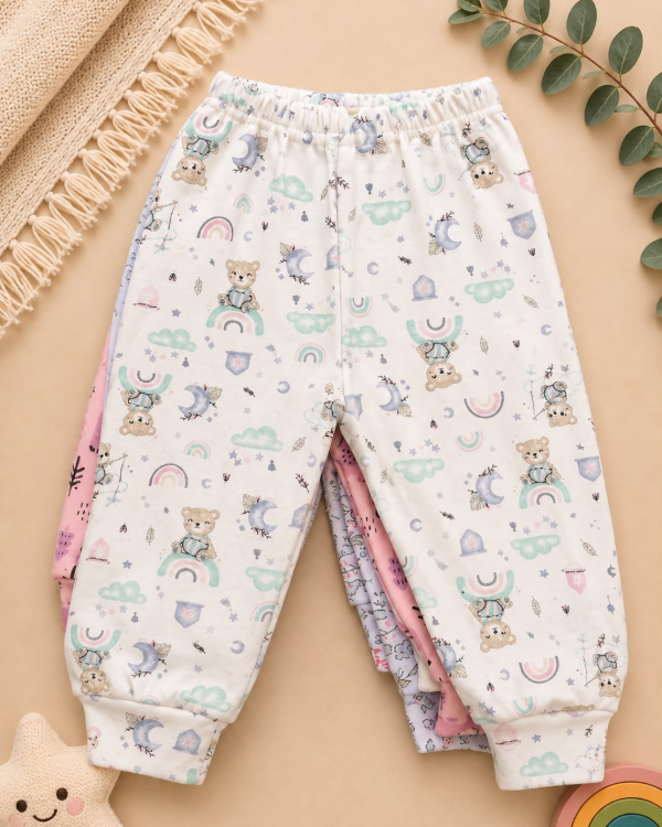 Producto - PANTALON CON PUÑO ESTAMPADO DE ALGODON BEBA - 7