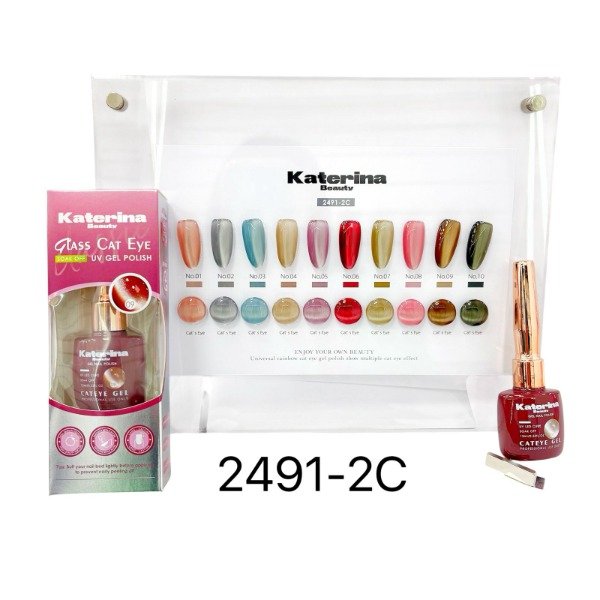 Producto - Esmalte semi permanente efecto ojo de gato katerina 2491-2C