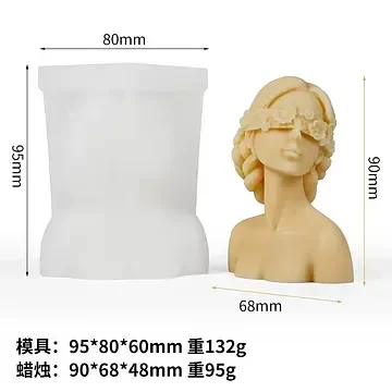 Producto - Molde mujer ojos vendados - 1
