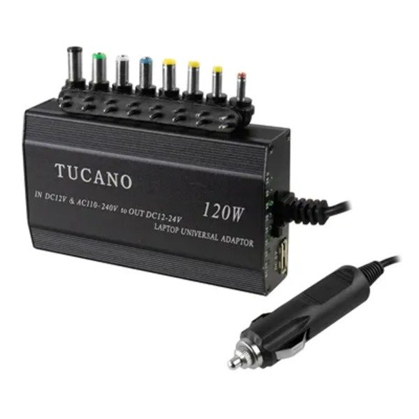 Producto - Tucano Cargador Dc 9 Para Notebook, Carro Y Casa Bivolt