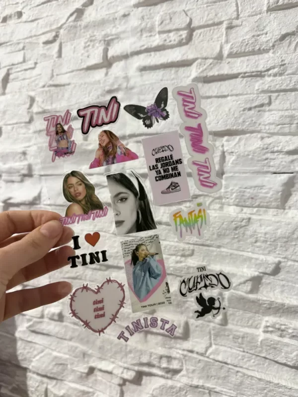 Producto - Plancha Stickers UV Tini