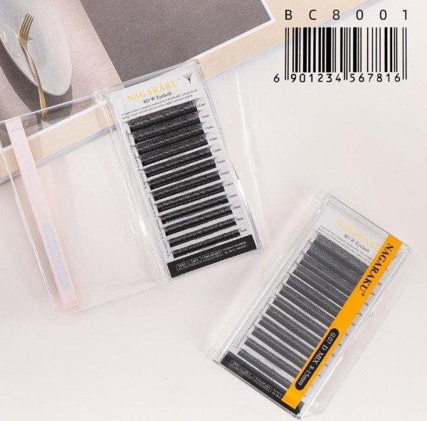 Producto - EXTENSIONES DE PESTAÑAS TECNOLOGICAS 8D W NAGARAKU 0.07D MIX