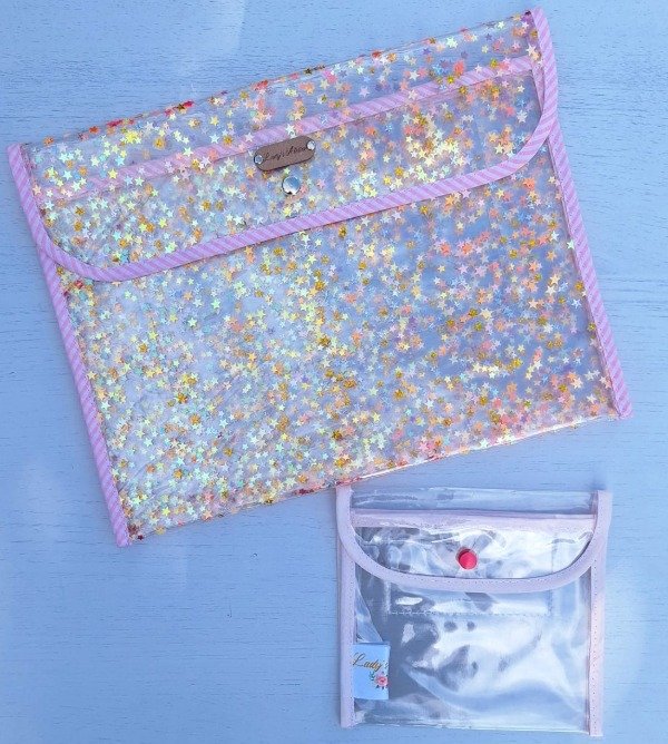 Producto - Estuche Emilia XL Rosa + mini estuche de regalo (Stock)