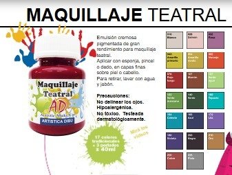 Producto - MAQUILLAJE TEATRAL AD 50grs - 2