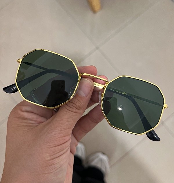 Producto - Gafas de sol Ámsterdam verde/dorado