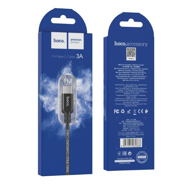 Producto - HOCO - X14 Cable Tipo C (1M) - 1