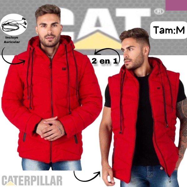 Producto - Campera cat 2 en 1 rojo