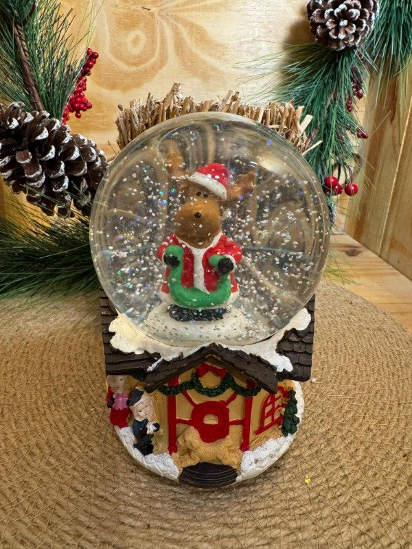Producto - Bola de Nieve 14 cm A Cuerda Reno (Efectivo: 39.920)