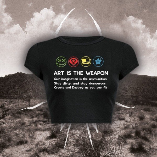 Producto - ART IS THE WEAPON - Baby tee
