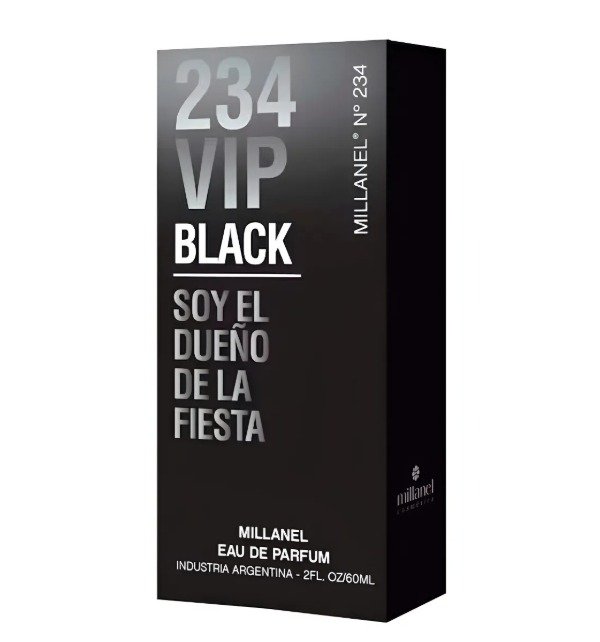Producto - Loción Alternativa Número 234 / Inspirada en 212 Vip Black de Carolina Herrera