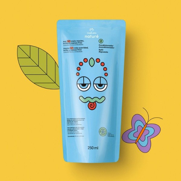 Producto - Repuesto Acondicionador para Cabellos Lacios y Ondulados Naturé 250 ml