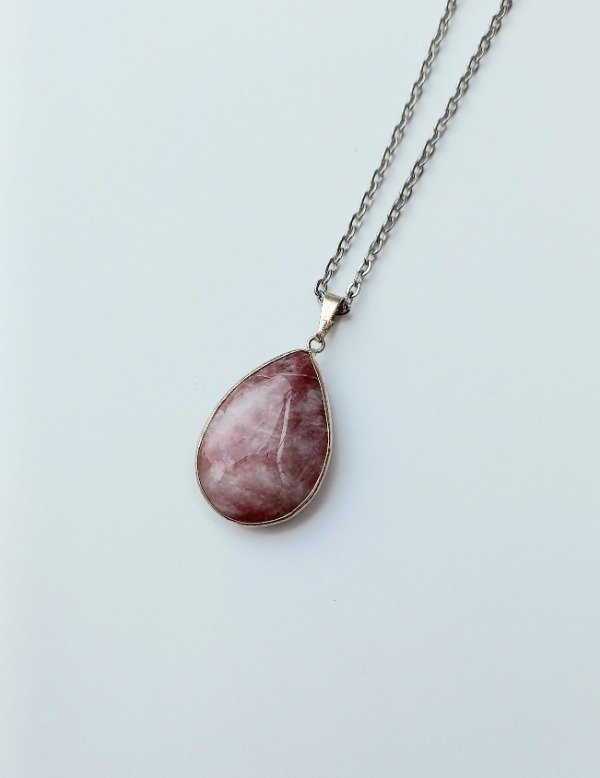 Producto - Collar Grande de Cuarzo Cherry